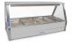 Roband Straight Glass Hot Food Display Bar, 8 Pans Double Row E24