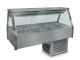 Roband Straight Glass Refrigerated Display Bar - Piped And Foamed Only (No Motor), 8 Pans EFX24RD
