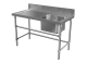 1900X 600mm Single Right Bowl Kitchen Sink Stainless Steel