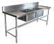 1900X600mm Double Middle Bowl Kitchen Sink Stainless Steel