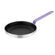 Hygiplas Non Stick Teflon Aluminium Frying Pan with Purple Handle 200mm FB476
