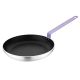 Hygiplas Non Stick Teflon Aluminium Frying Pan with Purple Handle 240mm FB477