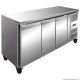 FE3100BT S/S Three Door Bench Freezer 386L
