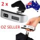 2X New Digital Portable Handy Stainless Steel Luggage Weighing Scale