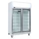Bromic GD1000LF Upright Double Glass Door Chiller w/Lightbox - 976 Litre