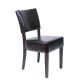 Bolero (Pack of 2) Chunky Faux Leather Chairs Dark Brown GF957