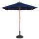 Bolero Round Navy Blue Outdoor Umbrella 3m high GG497