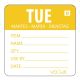 Vogue (Pack of 250) Dissolvable Day of the Week Labels Tuesday GH352