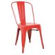 Bolero (Pack of 4) Red Steel Bistro Side Chair GL330