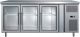 Three Door Glass Door Fridge Kitchen Counter UnderBench 417L Bromic UBC1795GD
