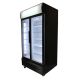Bromic GM1000LB LED ECO Black Glass Door Chiller w/Lightbox - 1000 Litre 