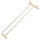 Beaumont Brass Wine Glass Rack 406mm GM204