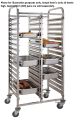 Double 10 Level Gastronorm Gn Trolley Suits Gn 1/1 Gn 2/3 Gn 1/2 Gn 1/3. Capacity 20 Gn 1/1