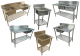 Handyimports Commercial #304 Kitchen Sink Multiple Sizes Single Double Bowl