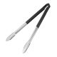 Hygiplas Colour Coded Black Serving Tongs 405mm HC848