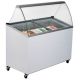 7 Tub Ice Cream Gelato Curved Display Canopy Fridge Bromic GD0007S