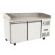 Atosa 2 Door Refrigerated Pizza Table Fridge 1510mm EPF3495