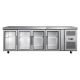 Atosa Glass Four Door Fridge Cooling Table 2230mm EPF3741