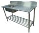 1700 X 700mm Single Bowl Kitchen Sink #304 Stainless Steel