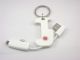 2In1 Usb Key Chain Phone Charger Iphone Ipad Android Data Sync Cable Adaptor