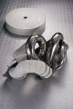 White Exhaust Heat Wrap Glass Fibre 15M Long X 50mm Wide + 6Pcs S