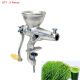 2X Cast Iron Hand Operated Electroplated Tinned Wheat Grass Juice Extractor
