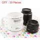 10X Brand New 30Ml Ceramic Camera Into Focus Lens Design Shape Coffee Mug Cup