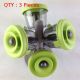 3X Brand New Pop Up Spice Herb Condiment Sugar Salt Pepper Container Jar Rack