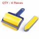 4X Reusable Washable 2Pc Sticky Buddy Hair Lint Dust Cleaner Remover Roller Brush
