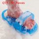 50X Brand New Portable Easy Feet Exfoliate Foot Shower Spa Massage Cleaner Brush
