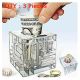 3X Brand New 3D Saving Money Maze Puzzle Game Prize Saving Bank Clear Cube Box