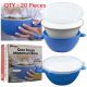 20X Brand New Manual Vegetable Salad Herb Mixer Bowl Spinner Drainer Dryer Tool