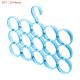10X New Modern Hanger 15 Ring Clothes Scarf Towel Holder Closet Storage Hanger