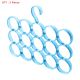 3X New Modern Hanger 15 Ring Clothes Scarf Towel Holder Closet Storage Hanger