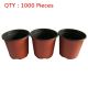 1000 Plastic Thermoformed Nursery Garden Plants Double Colour Pot 110X100mm