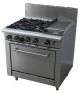 Lkk:4 Open Burner + 300mm Right Griddle + Std Oven - LKKOB6C+O