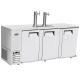 Triple Door Keg Cooler Triple Beer Tap Dispenser Bar Fridge MKC90