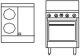 Goldstein 610mm Ranges - 2 Solid Plates With Griddle Electric - 505mm Static Oven Pe-2S-12G-20
