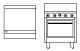 Goldstein 915mm Ranges - Griddle With Electric - 711mm Static Oven Pe-36G-28