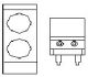 Goldstein Cooking/ Boiling Tops - 2 Solid Plates Electric - Bench Models Peb-2S