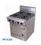 Goldstein Ranges - Gas 4 Burner - 500mm Static Ovens (Natural Convection) Pf-4-20