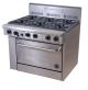 Goldstein Ranges - Gas 6 Burner - 705mm Static Ovens (Natural Convection) Pf-6-28