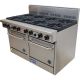 Goldstein Ranges - 8 Burner Double Oven Ranges - Gas 505mm Ovens Pf-8-2/20