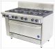 Goldstein Ranges - Gas 8 Burner With Fan Force Electric Ovens Pf-8-28Eff