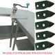LARGE COMMERCIAL BENCH TOP TABLE CAN OPENER HEAVY DUTY 5 CUTTING BLADES INCLUDED