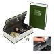Lockable Security Box Metal Safe Book With Keys Secret Hidden Cash Jewellery