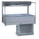 Roband Square Glass Refrigerated Display Bar - Piped And Foamed Only (No Motor), 6 Pans SFX23RD