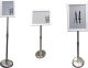 Brand New Adjustable Height And Multi Angle Menu Stand W/ Snap Frame Black A4