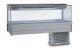 Roband Square Glass Refrigerated Display Bar, 12 Pans SRX26RD