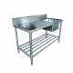 Sink Bench With Splashback 1200 X 600 X 900 SS1612R